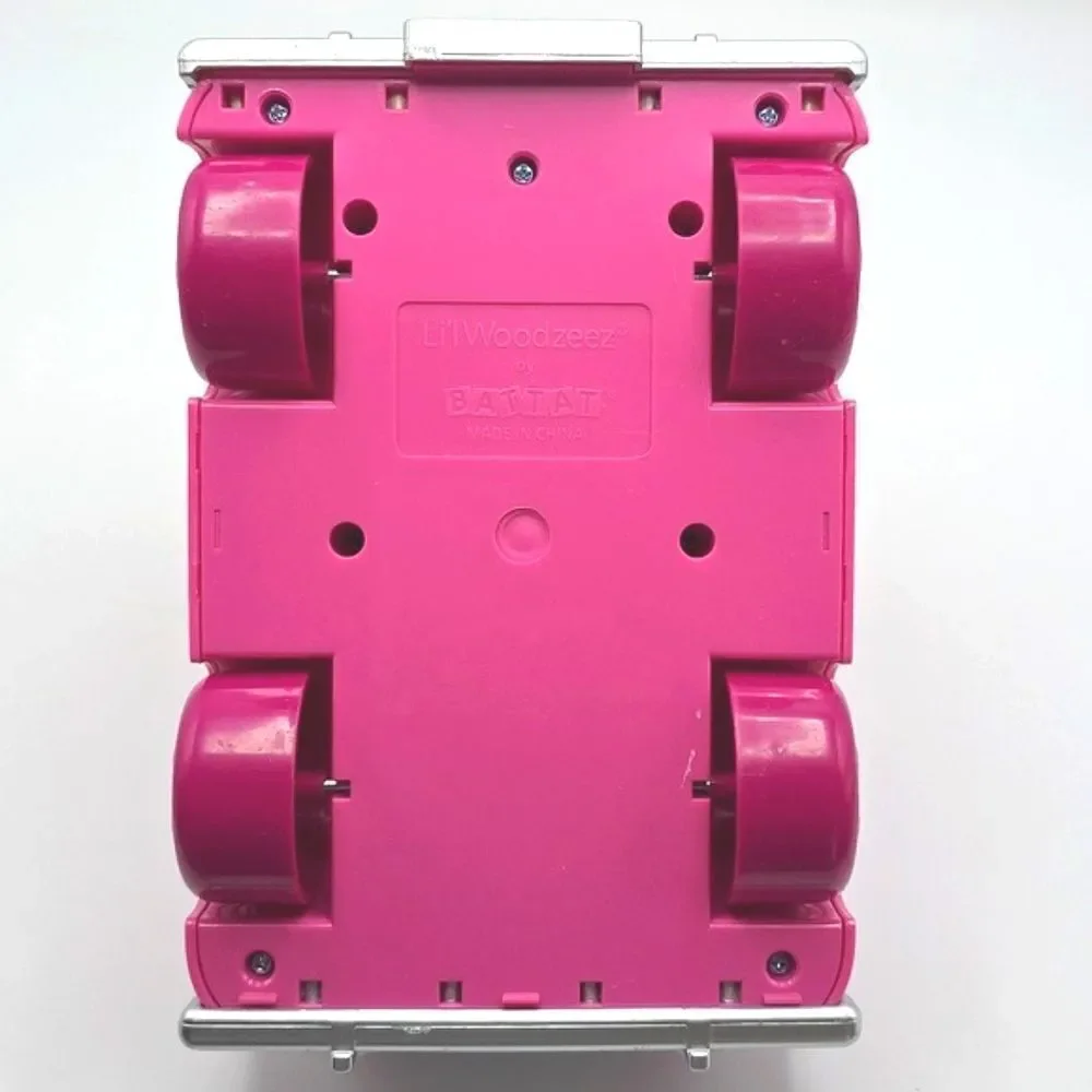 Li'l Woodzeez Pink Happy CAMP3R Breezy Buggy Car Toy